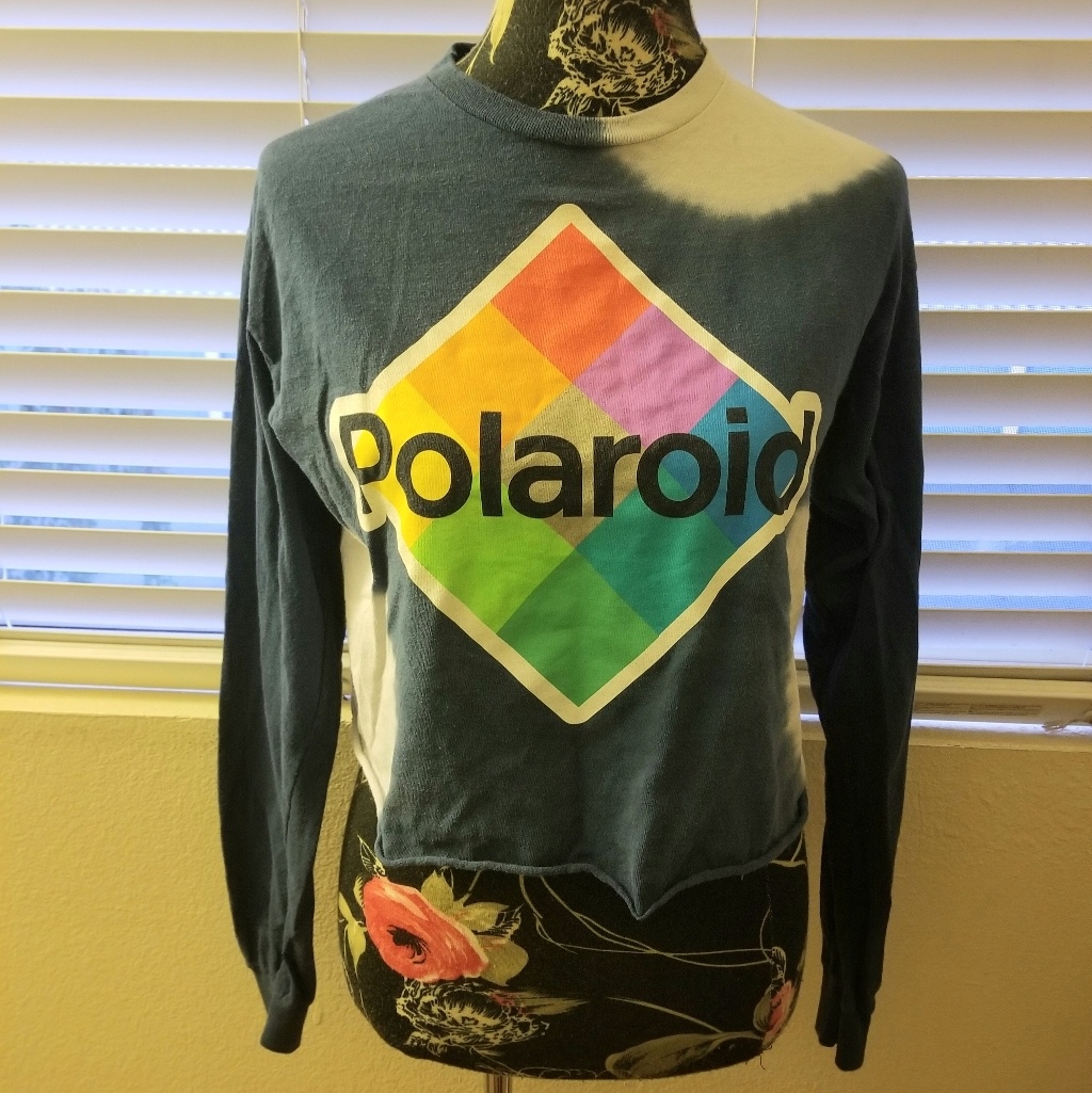 Polaroid Long Sleeve Tie Die Shirt